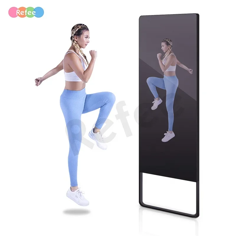 Smart Home Gym Mirror - 대형 인터랙티브 피트니스 운동 스마트 홈