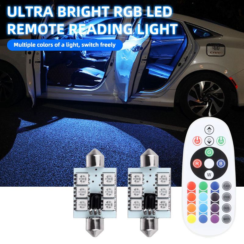 Voice Control Light Bulb - 2개 LED C5W 페스툰 루프 C10W