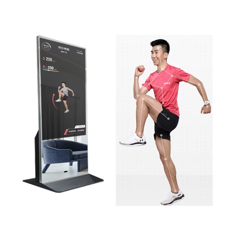 Smart Home Gym Mirror - 43인치 55인치 65인치 헬스장 피트니스 홈짐