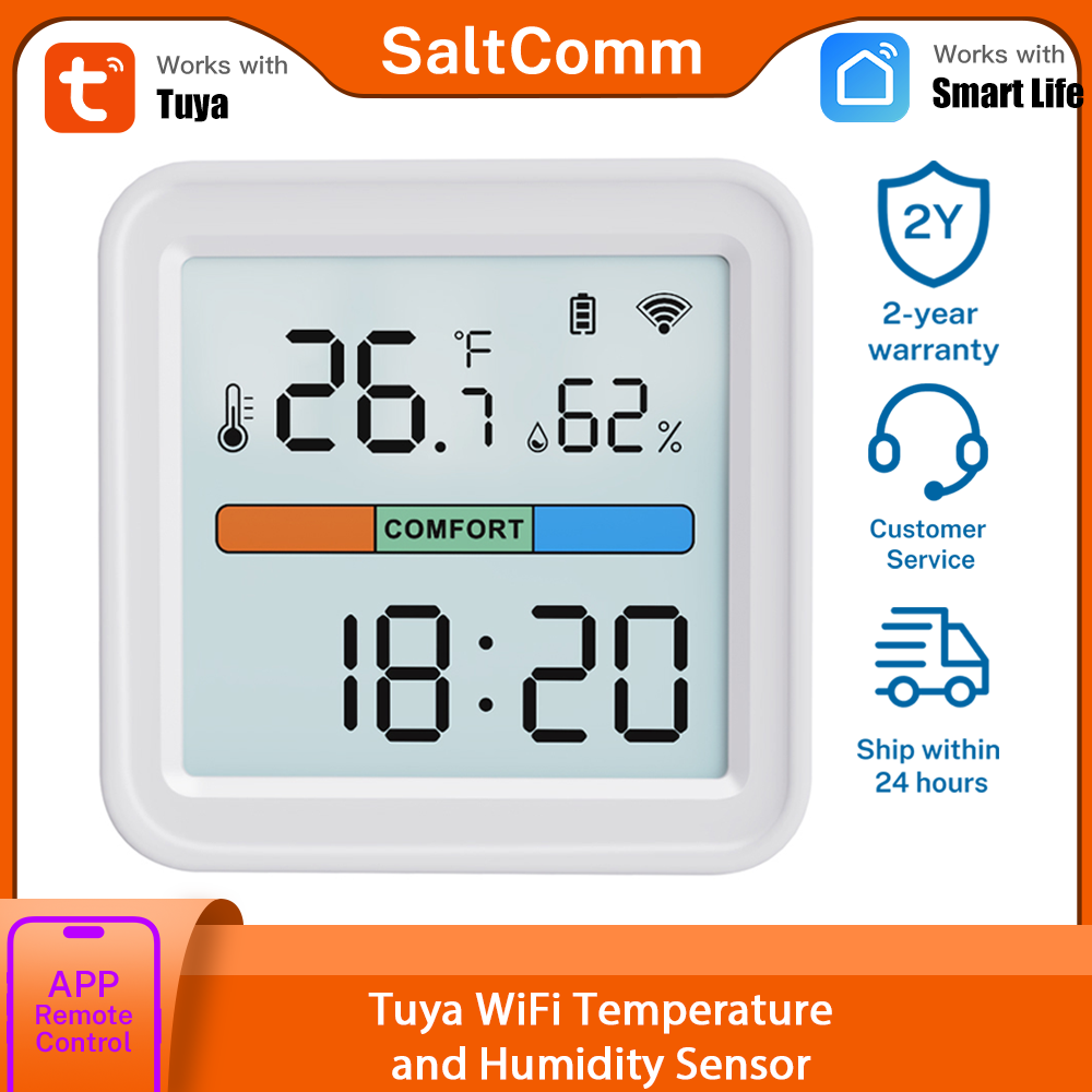 Smart Home Google - Tuya 새로운 WiFi 온도 습도 센서