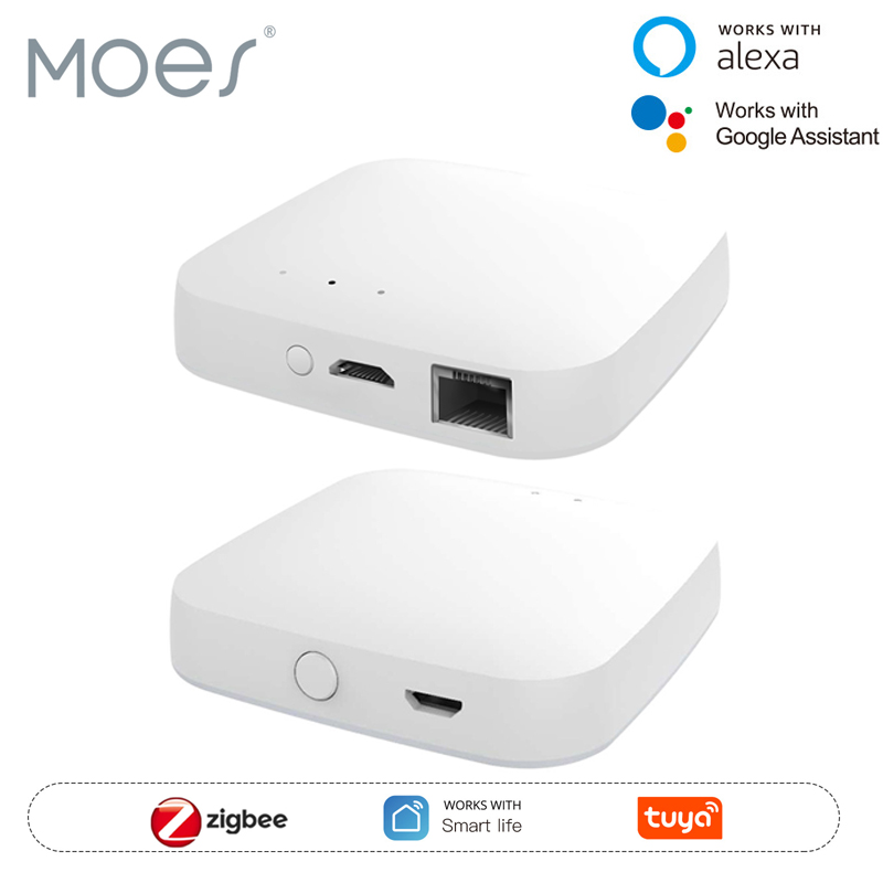 Smart Home Hub - MOES Tuya ZigBee3.0 스마트 허브, 무선/유선