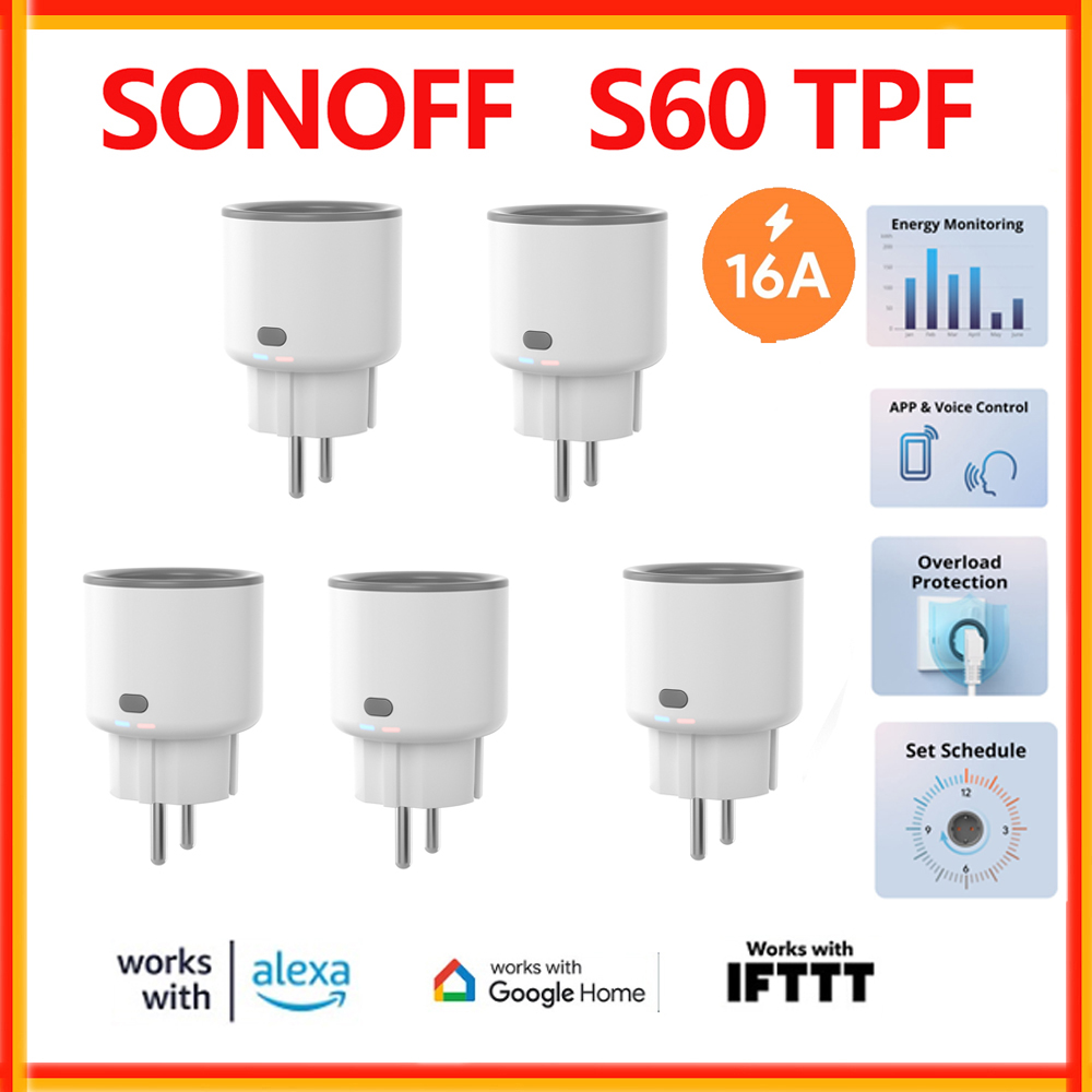 Smart Home Energy App - SONOFF S60 TPF Wifi 스마트 플러그