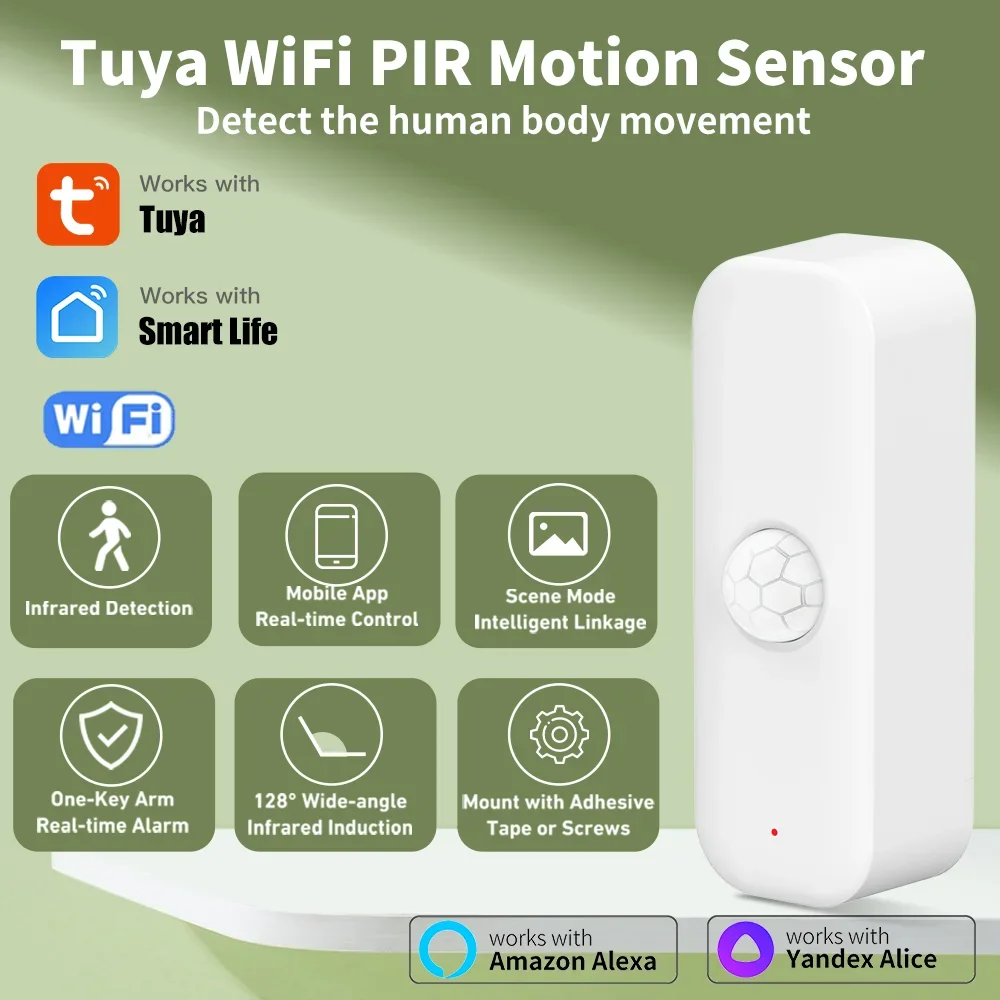 Smart Home Diy - 투야 와이파이 지그비 PIR 모션 센서