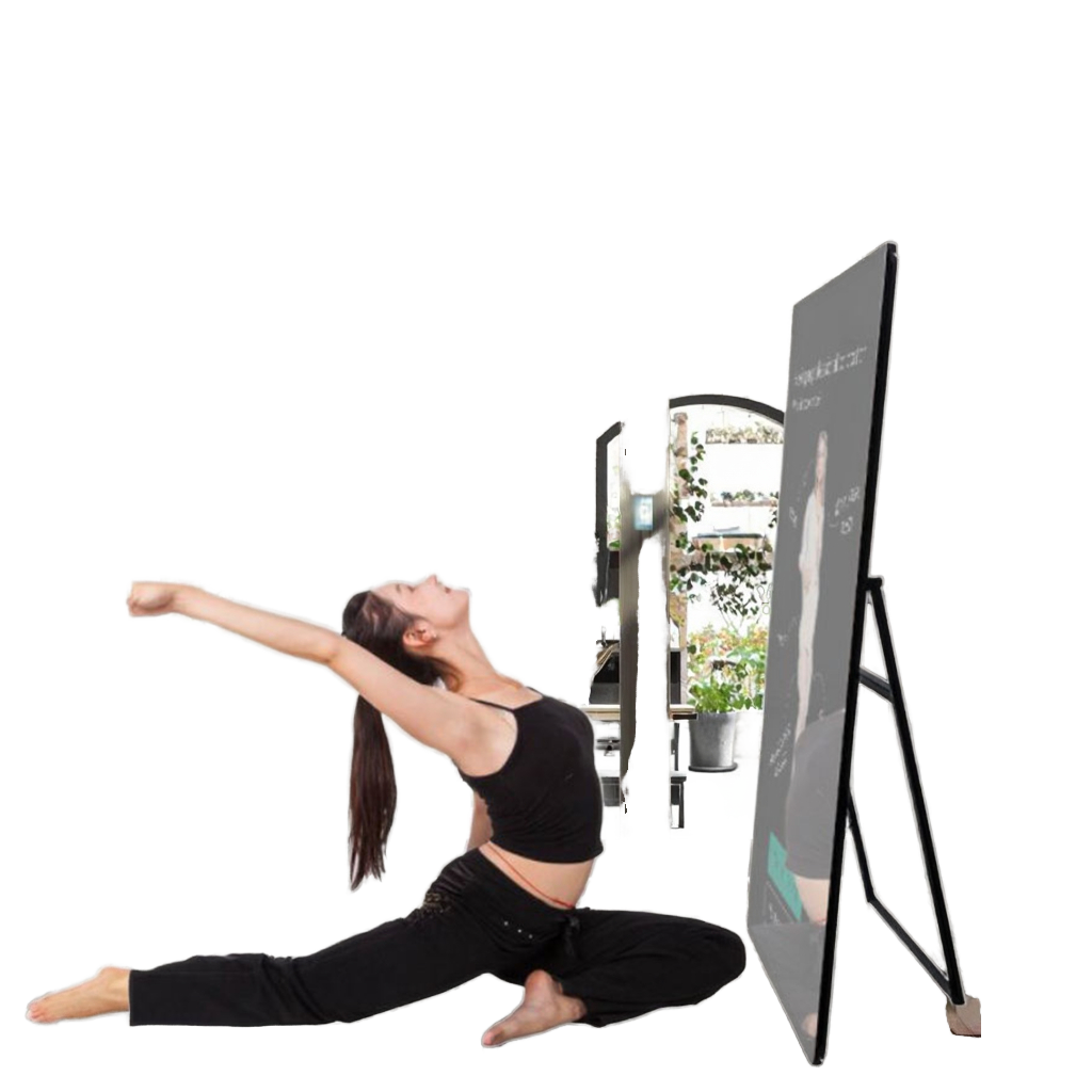 Smart Home Gym Mirror - 스마트 A형 피트니스 미러 (안드로이드 터치스크린