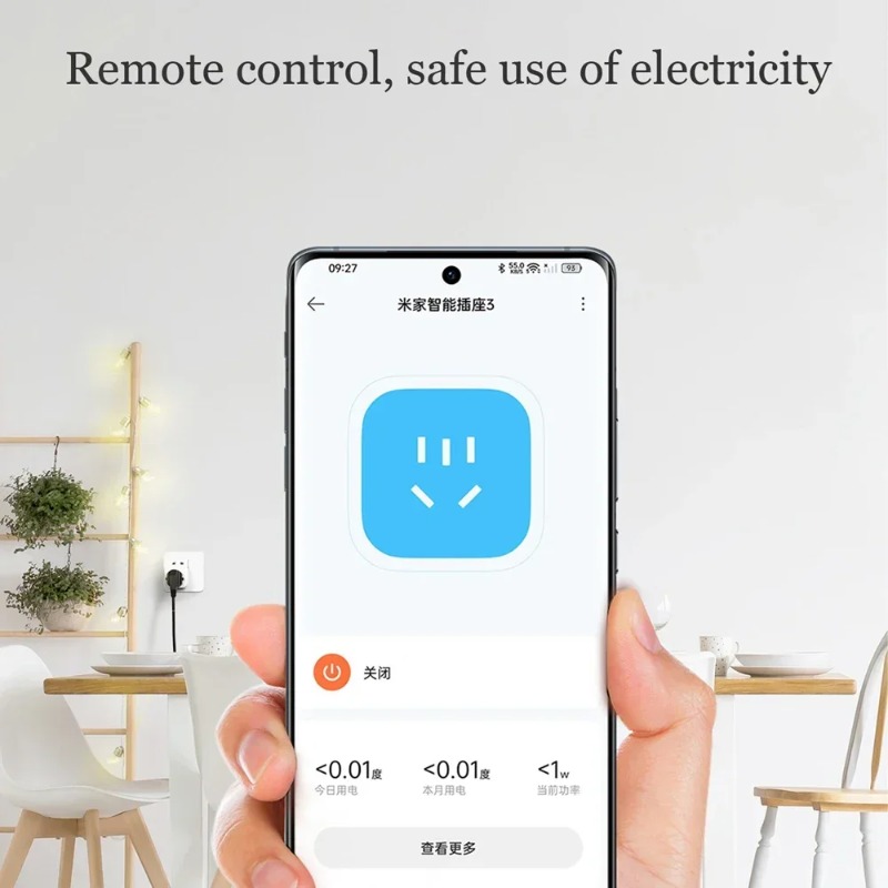 Smart Home Zestaw - 샤오미 미지아 스마트 소켓 3 WIFI