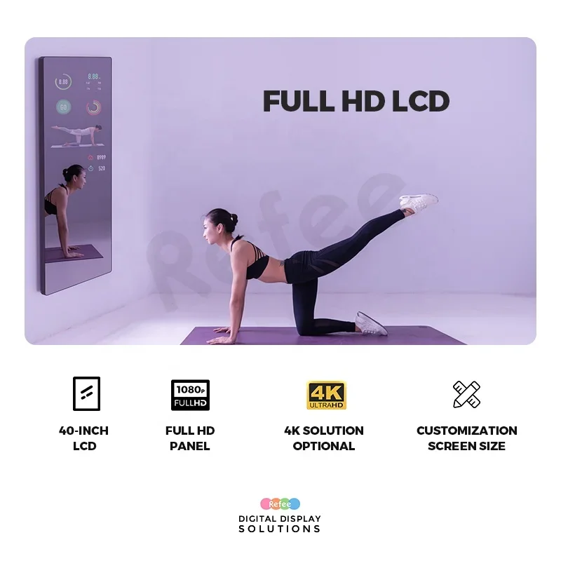 대형 인터랙티브 피트니스 운동 스마트 홈 짐 트레이너  - Smart Home Gym Mirror 리뷰 및 가격