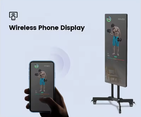 55인치 신형 스마트 터치 스크린 월 매직 디스플레이  - Smart Home Gym Mirror 리뷰 및 가격