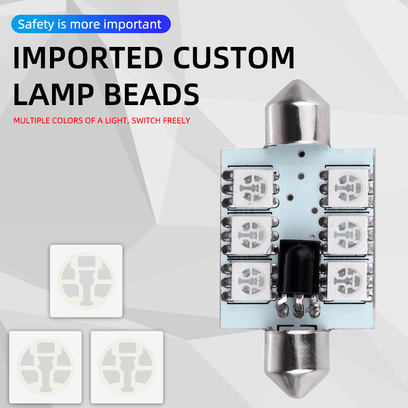 2개 LED C5W 페스툰 루프 C10W 31mm 36 - Voice Control Light Bulb 리뷰 및 가격