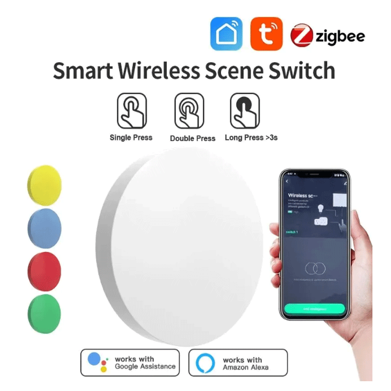 Tuya ZigBee 스마트 무선 버튼 장면 스위치 G - Smart Home Google 리뷰 및 가격