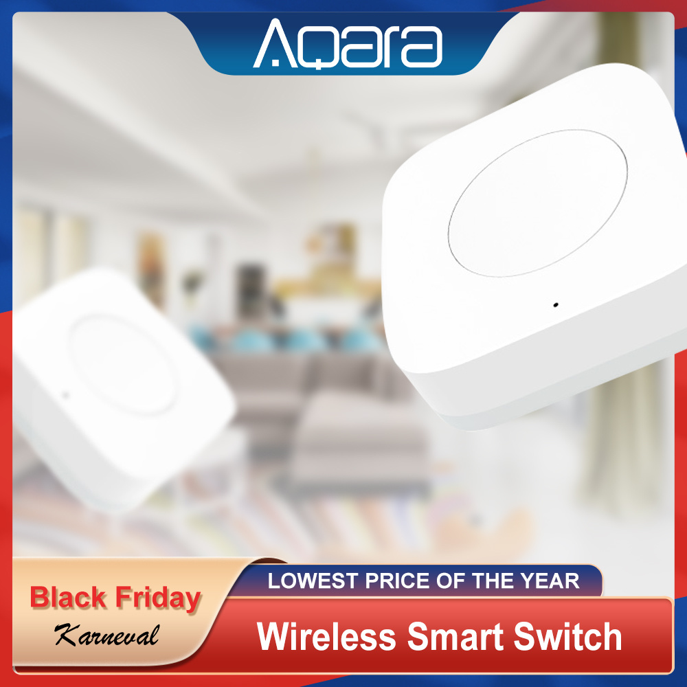 Aqara 스마트 홈 센서 무선 미니 스위치 지그비 단 - Smart Home Zestaw 리뷰 및 가격