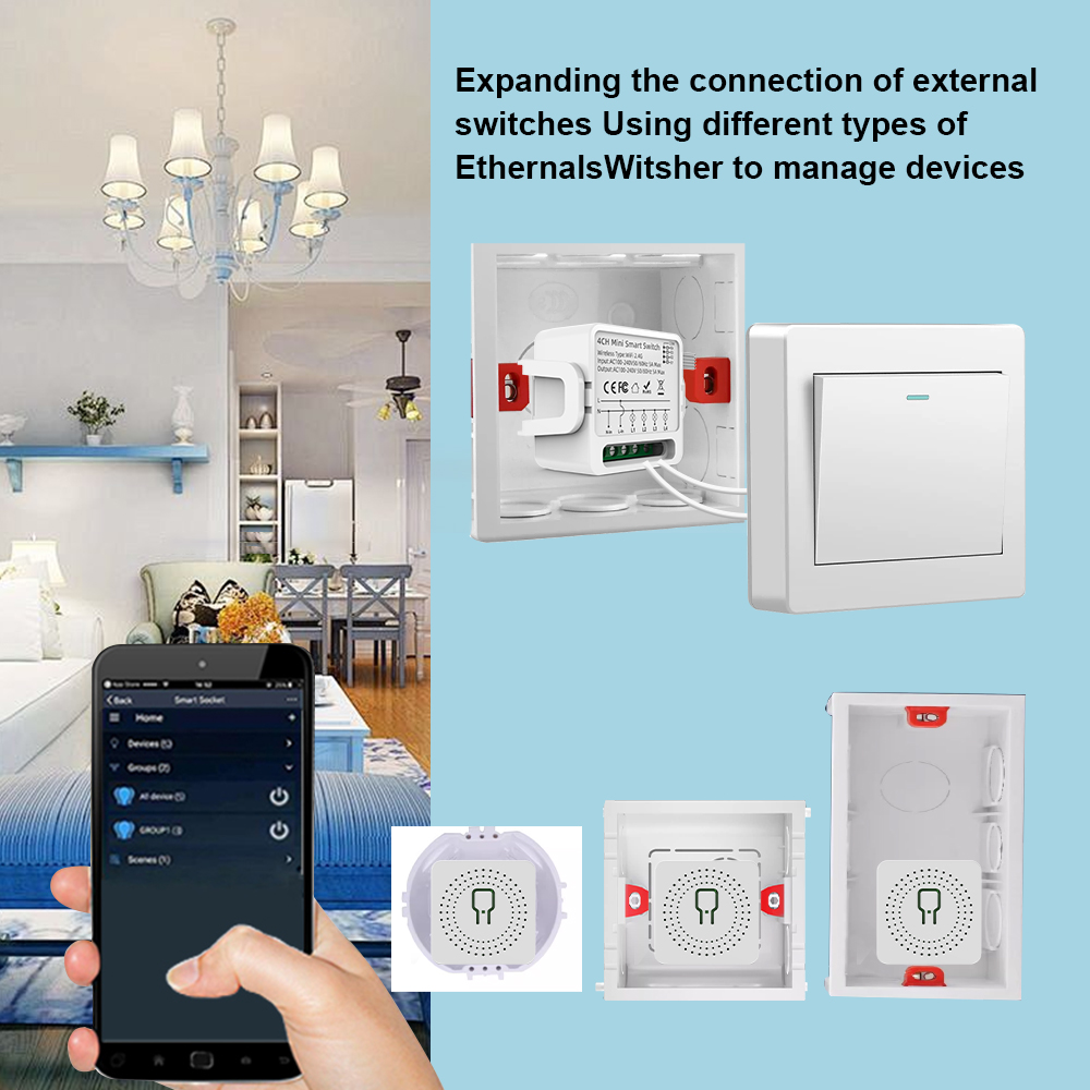 투야 와이파이 스마트 스위치 1/2/3/4 갱 4방향  - Smart Home Google 리뷰 및 가격