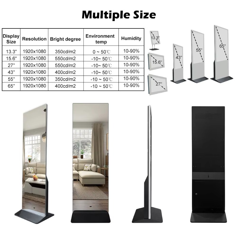 43인치 55인치 65인치 헬스장 피트니스 홈짐 터치스 - Smart Home Gym Mirror 리뷰 및 가격