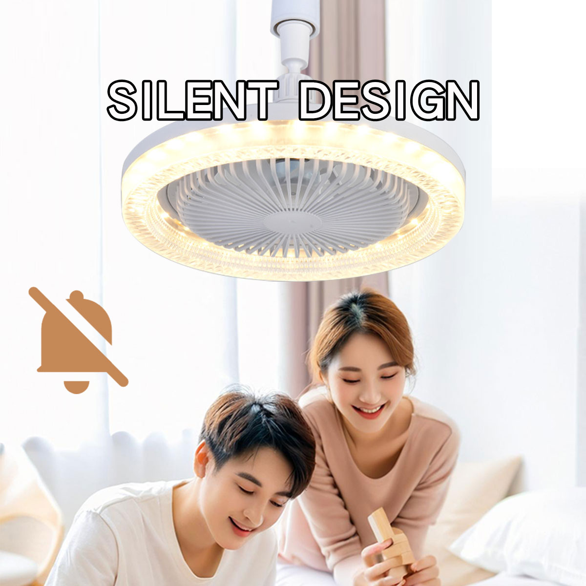 원격 제어 조명이 있는 스마트 3 In 1 천장 팬 E - Smart Home Ventilation System 리뷰 및 가격