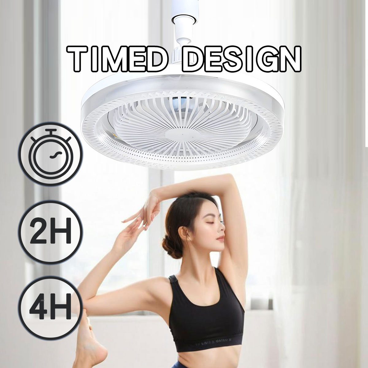 원격 제어 조명이 있는 스마트 3 In 1 천장 팬 E - Smart Home Ventilation System 리뷰 및 가격