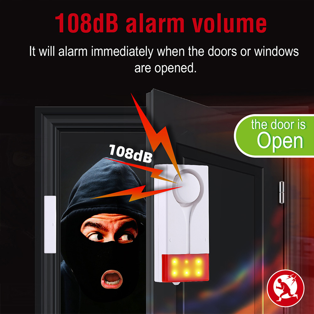 도난 방지 경보 110db 큰 소리의 문 및 창문 경보 - Wireless Door Sensor 리뷰 및 가격