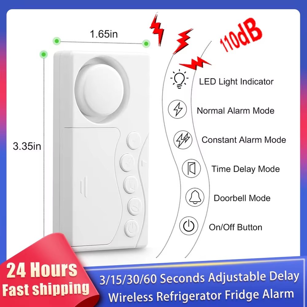 지연 3/15/30/60 초 조정 가능한 지연 냉장고  - Wireless Door Sensor 리뷰 및 가격