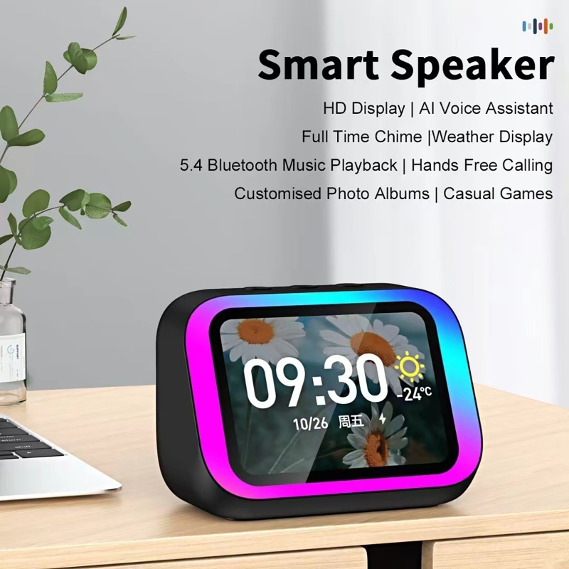 AI 음성 어시스턴트 블루투스 스피커 RGB 컬러 조명 - Smart Home Display 리뷰 및 가격