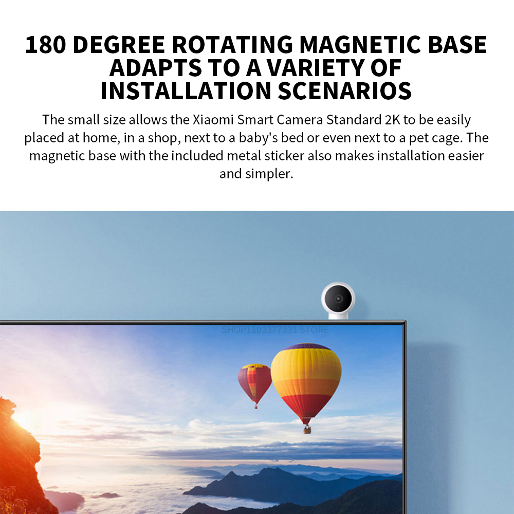 샤오미 스마트 IP 카메라 스탠다드 에디션 2K HD  - Smart Home Zestaw 리뷰 및 가격