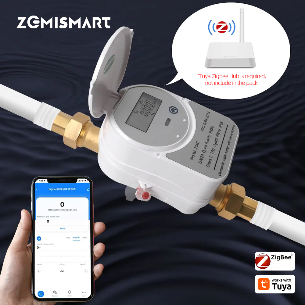 Zemismart Zigbee 스마트 수량계 밸브 제어 - Smart Home Hub 리뷰 및 가격