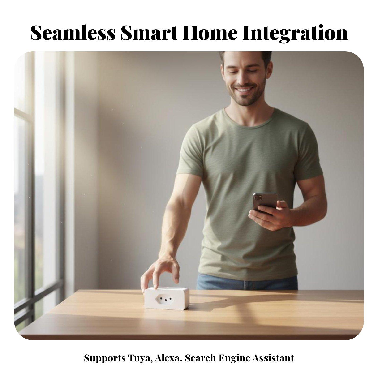 Tuya 스마트 와이파이 소켓 브라질 플러그 에너지 모 - Smart Home Energy App 리뷰 및 가격