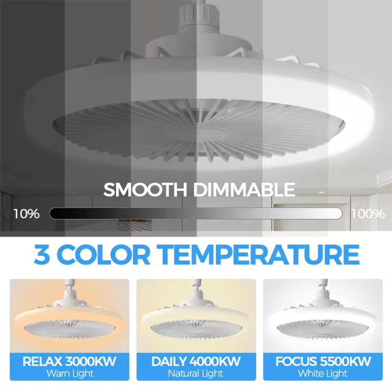 회전식 3in1 천장 선풍기 조명 E27 LED 컨버터 - Smart Home Ventilation System 리뷰 및 가격