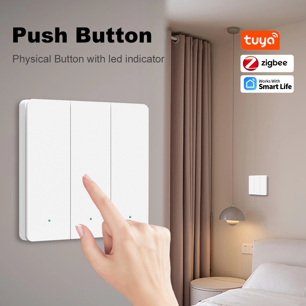 스마트 라이프 지그비 푸시 버튼 스위치 1 2 3 갱  - Smart Home Google 리뷰 및 가격