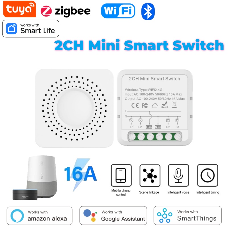 투야 미니 스마트 스위치 WiFi 1-2-3-4갱 스위 - Smart Home Google 리뷰 및 가격