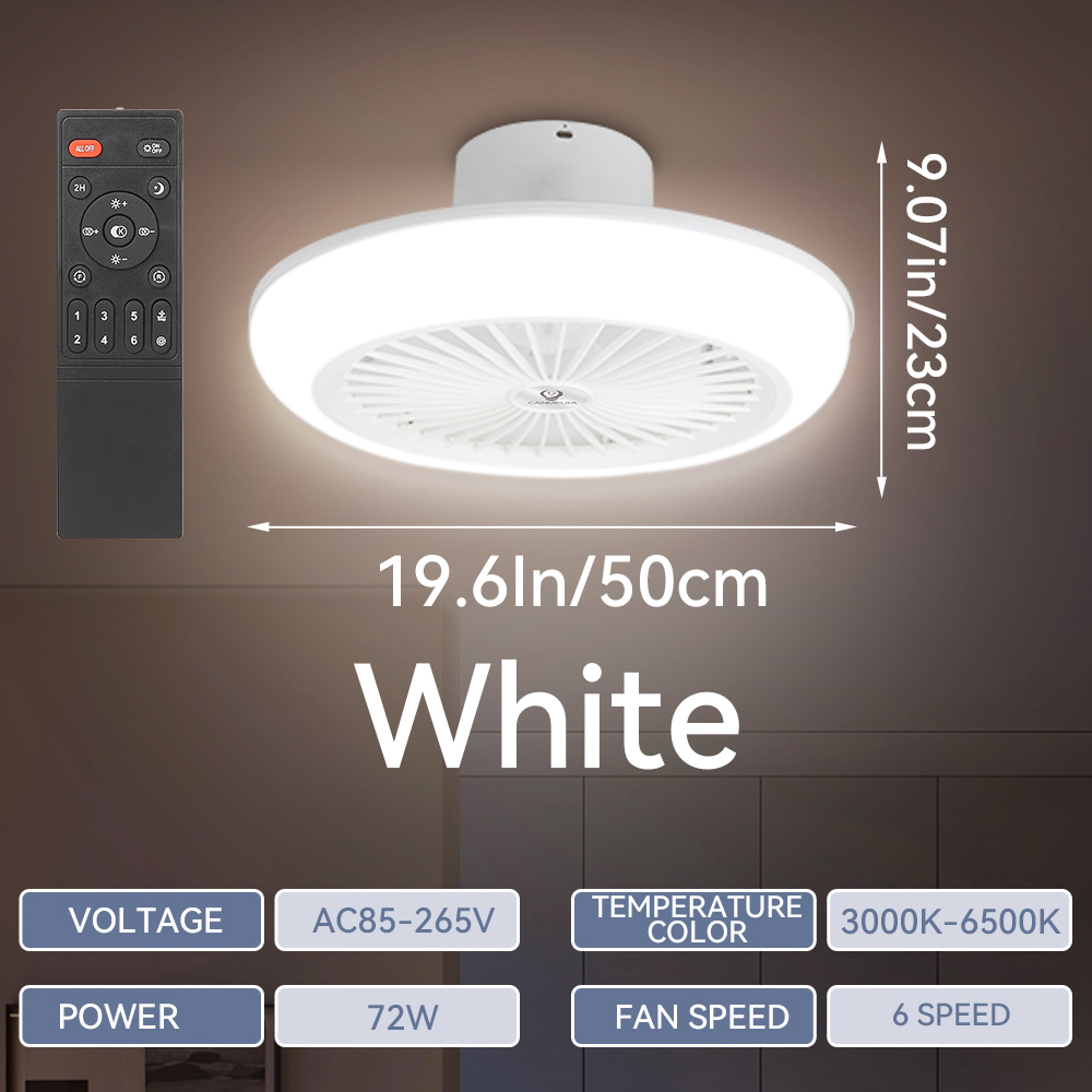 72W 천장 팬 천장 조명 85-265V 천장 팬 조명 - Smart Home Ventilation System 리뷰 및 가격