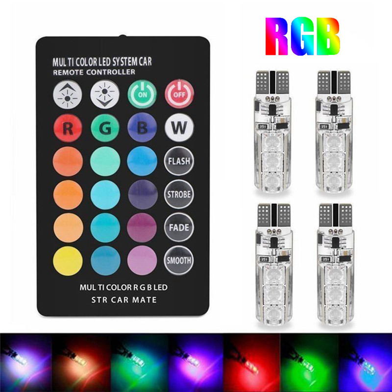 4개입 자동차 신호등 분위기등 T10 5050 6SMD - Voice Control Light Bulb 리뷰 및 가격