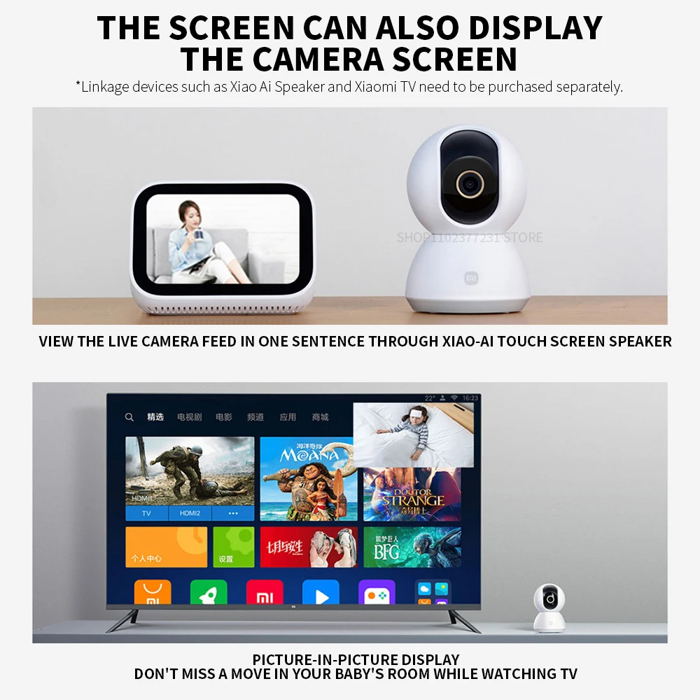 샤오미 360 °   스마트 홈 보안 카메라 Mi PT - Smart Home Zestaw 리뷰 및 가격