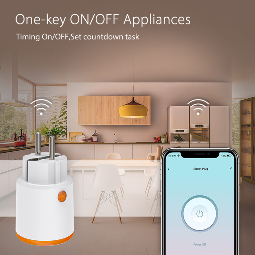 스마트 지그비 플러그 소켓 3680W 16A 전력 에너 - Smart Home Diy 리뷰 및 가격