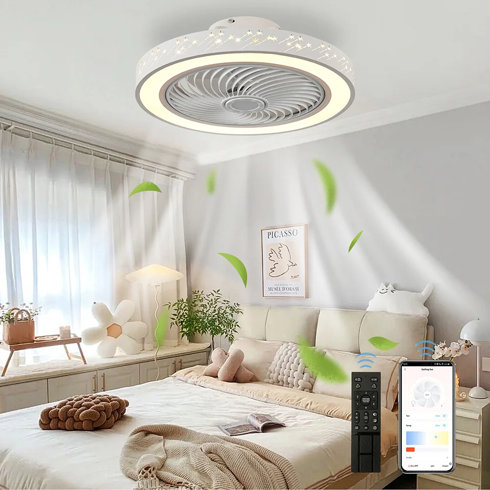 스마트 앱 천장 선풍기 조명 포함 팬, 리모컨 침실 장 - Smart Home Ventilation System 리뷰 및 가격