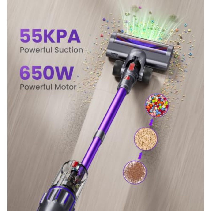 가정용 무선 진공청소기, ABS 플라스틱, 블랙, 65 - Smart Home Display 리뷰 및 가격