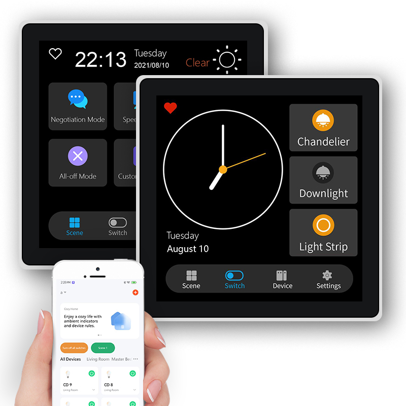 FUERS 4 인치 터치 스크린 다기능 스마트 벽 스위 - Smart Home Display 리뷰 및 가격