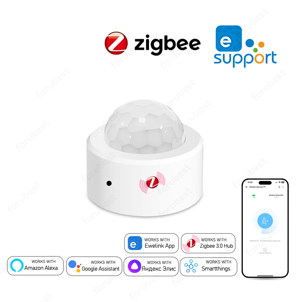 Zigbee 3.0 인간 모션 센서 PIR 적외선 감지 - Smart Home Hub 리뷰 및 가격