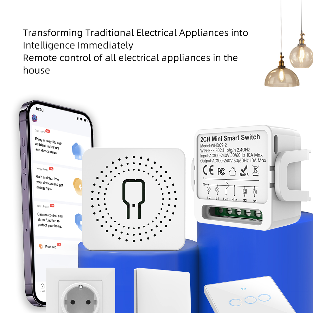 2웨이 투야 스마트 스위치 2갱 스마트 라이트 차단기  - Smart Home Google 리뷰 및 가격