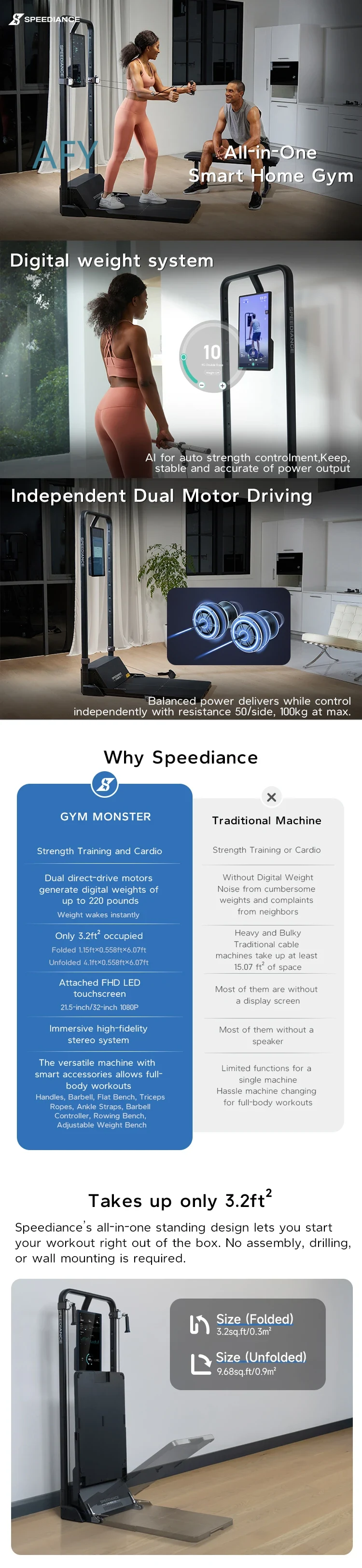 스마트 홈 짐용 벽걸이형 저항 운동 거울, 지능형 운동 - Smart Home Gym Mirror 리뷰 및 가격