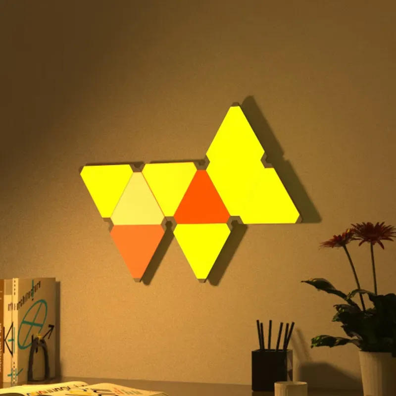 뱅크센 트라이앵글 LED 게이밍 세트업 RGB 벽 조명 - Smart Home Google 리뷰 및 가격