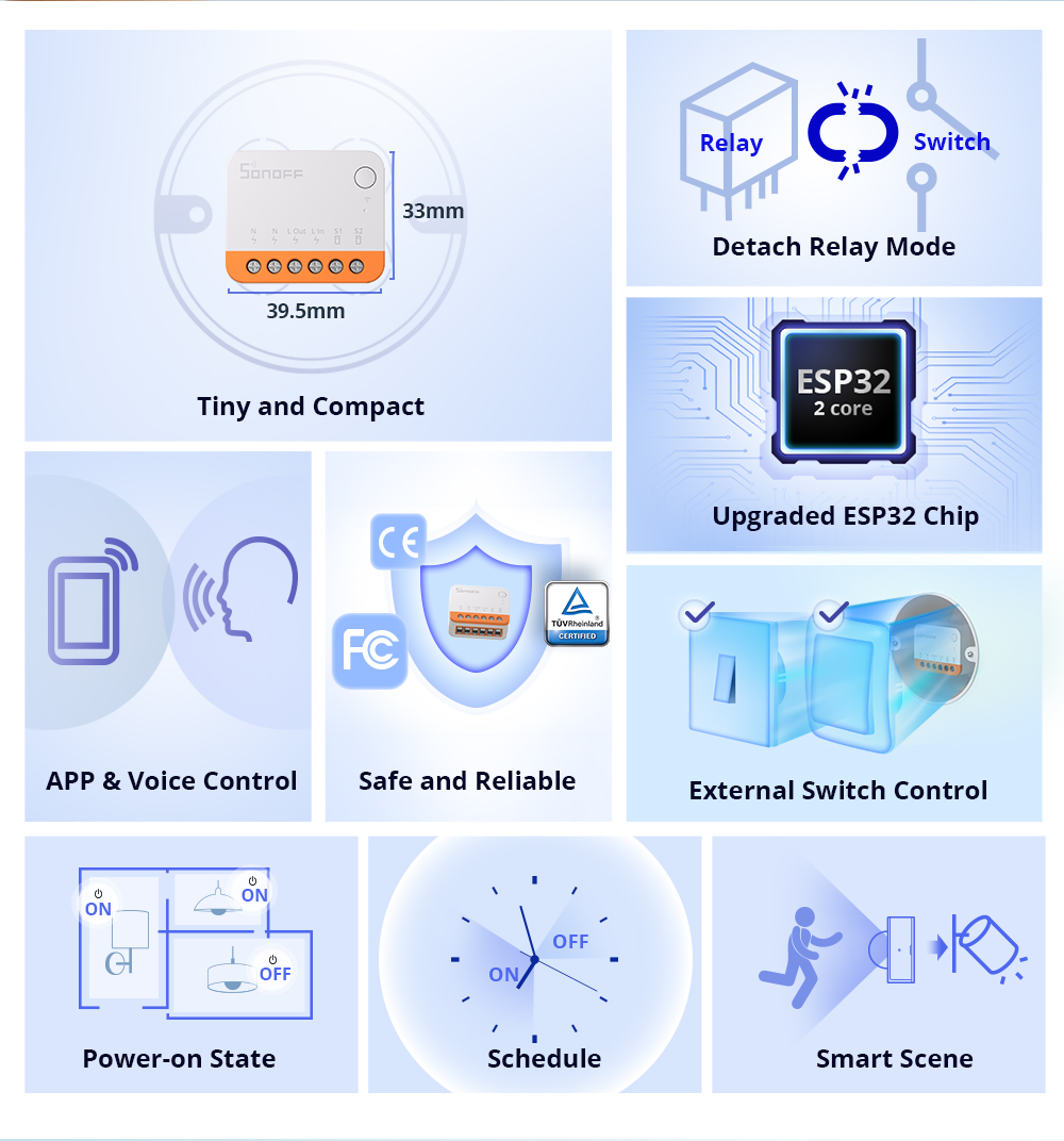 Sonoff Mini R4 Extreme Wifi 스마 - Smart Home Google 리뷰 및 가격