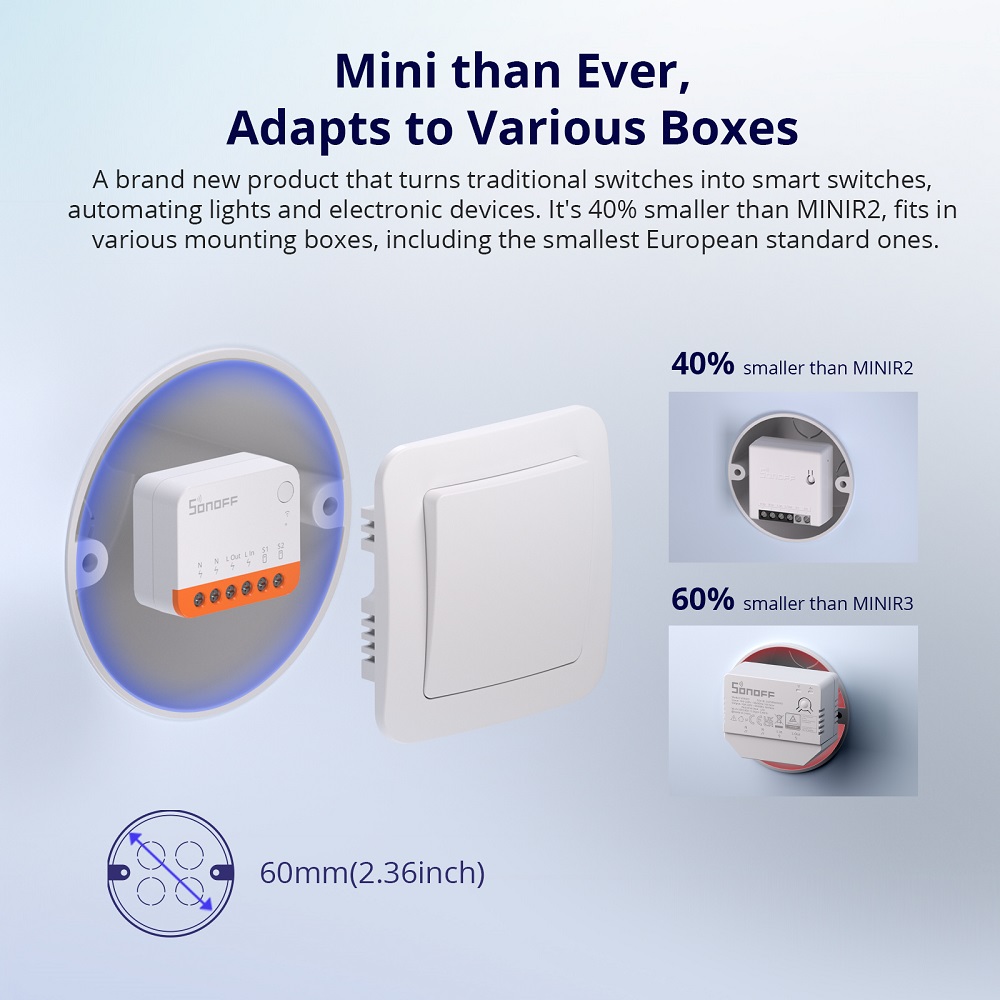 Sonoff Mini R4 Extreme Wifi 스마 - Smart Home Google 리뷰 및 가격