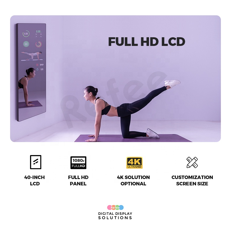 홈 스마트 디지털 미러 안드로이드 운동 피트니스 짐 워 - Smart Home Gym Mirror 리뷰 및 가격